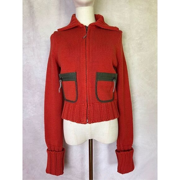 Lucky Brand 70s Style Jacket Sweater - Picture 1 of 5